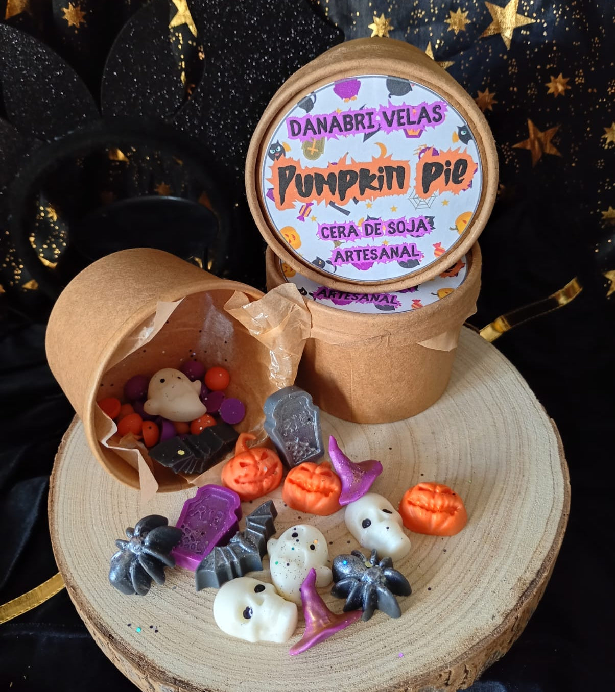 Cajita de wax melts de Pumpkin Pie (Halloween)