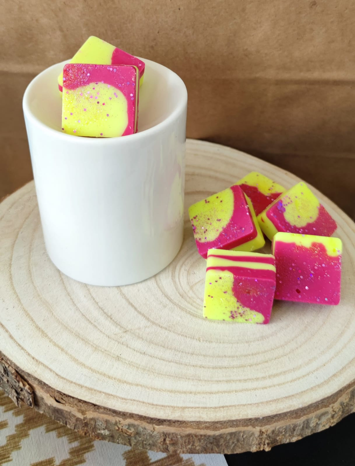 Wax melts de LIMÓN Y FRAMBUESA